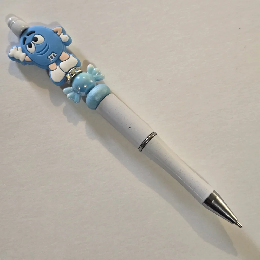 🍒🍒 Colorful M&M Character Pen